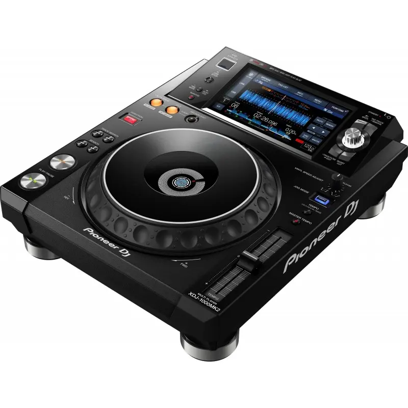 Controlador DJ Pioneer DJ XDJ-1000MK2 vista lateral 3D