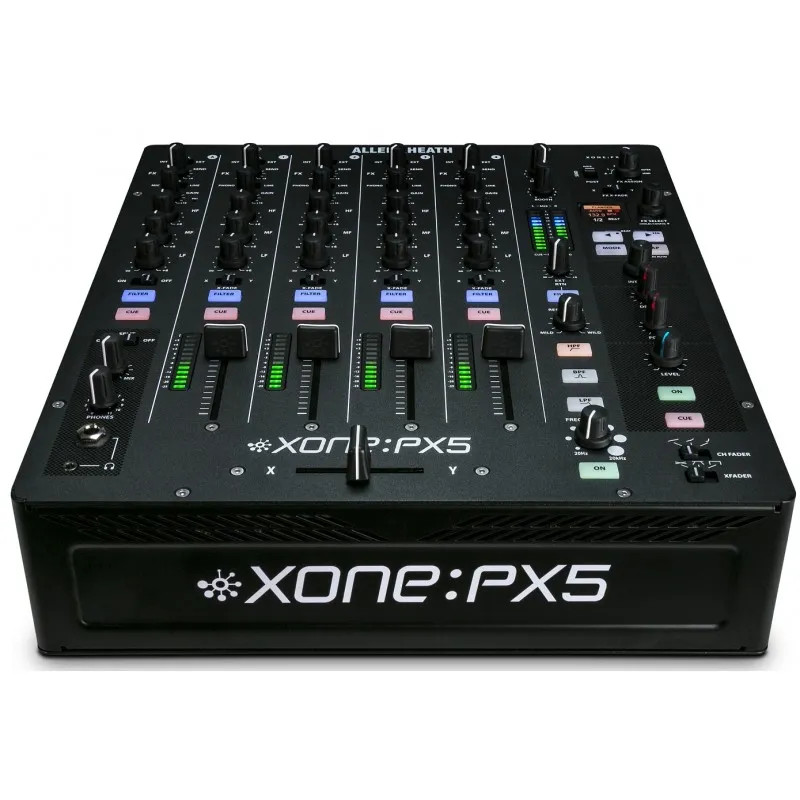Mesa de mezclas DJ Allen & Heath Xone PX5 vista cenital 3D