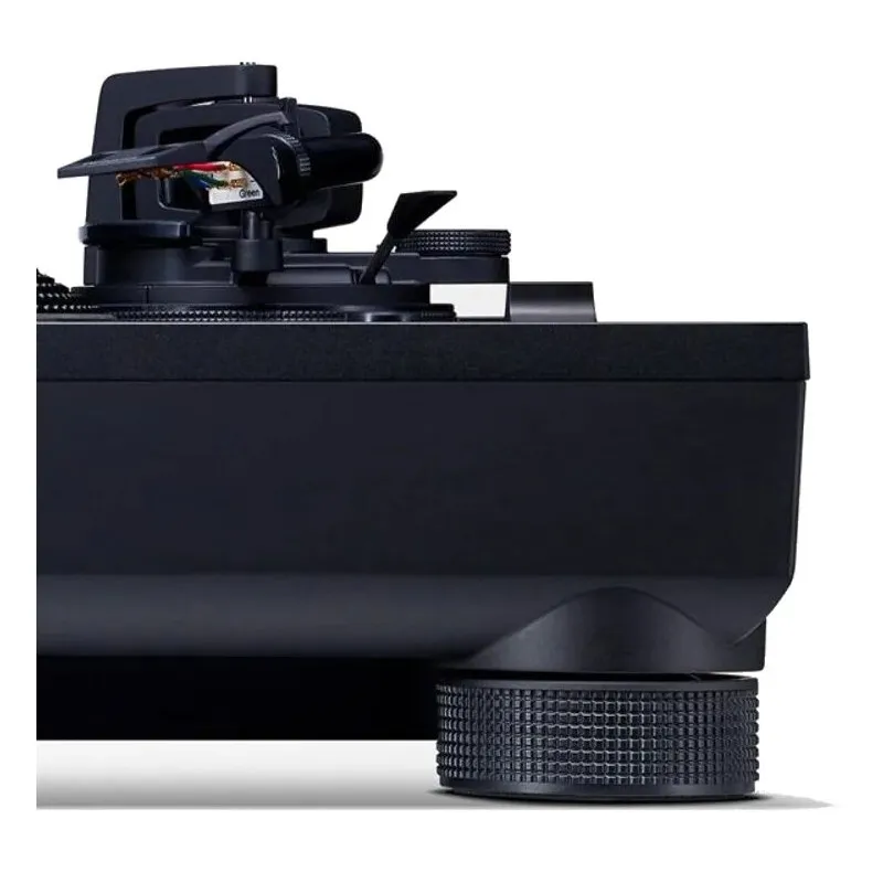 Giradiscos Technics SL 1210 MK7 detalle de la vista del brazo lateralmente
