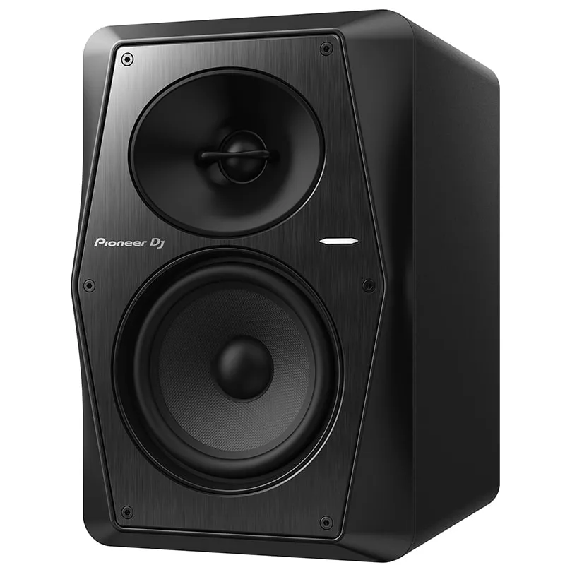 Monitor Activo Pioneer DJ VM-70 vista lateral color negro