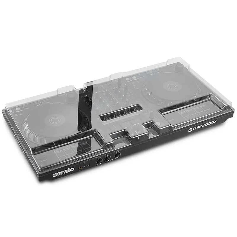 Decksaver para controlador DJ Pioneer DDJ FLX6 vista superior desde un lateral