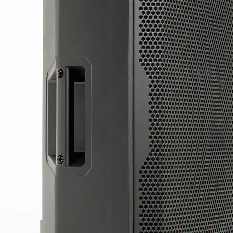 Altavoz autoamplificado Alto TS408 vista de lado detalle asa