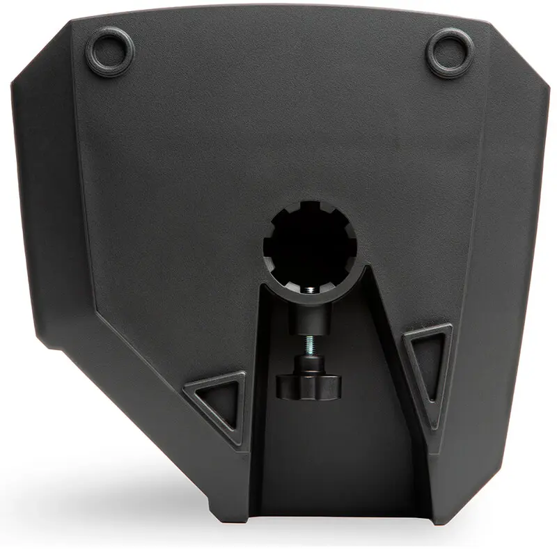 Altavoz autoamplificado Alto TS412 vista base con vaso para soporte