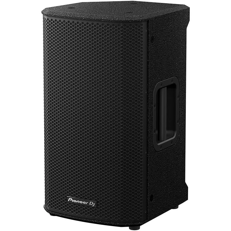 Altavoz autoamplificado Pioneeer DJ XPRS102 vista semi lateral
