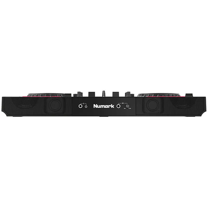 Controlador DJ Numark Mixstream Pro + vista panel delantero con controles