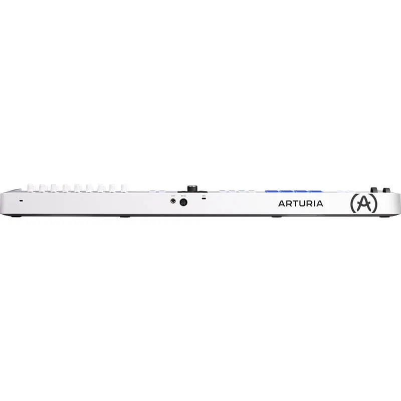 Teclado Midi Arturia Keylab Essential 61 MK3 White vista panel trasero de conexiones