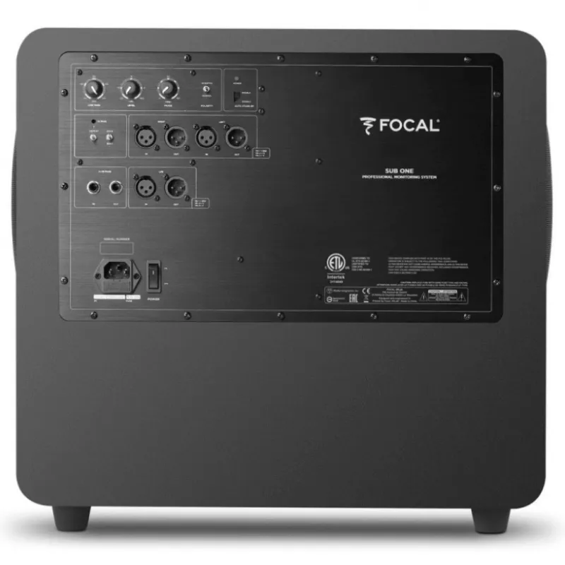 Imagen trasera del Subwoofer amplificado Focal Alpha Sub One