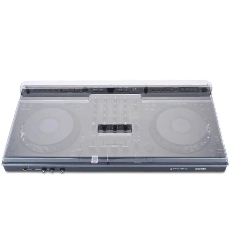 DECKSAVER DDJ-GRV6 para controlador DJ ALPHATHETA vista semi cenital frontal