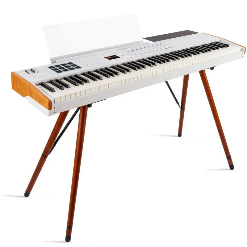 Teclado Midi Arturia KeyLab 88 MK3 en color blanco vista completa